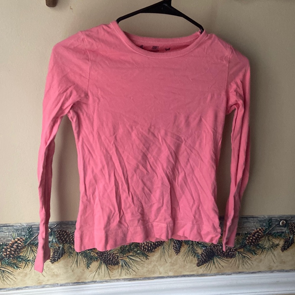Pink faded glery long sleeve, size L